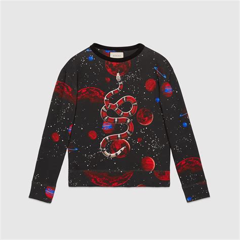 gucci space snake hoodie|Gucci oversized logo hoodie.